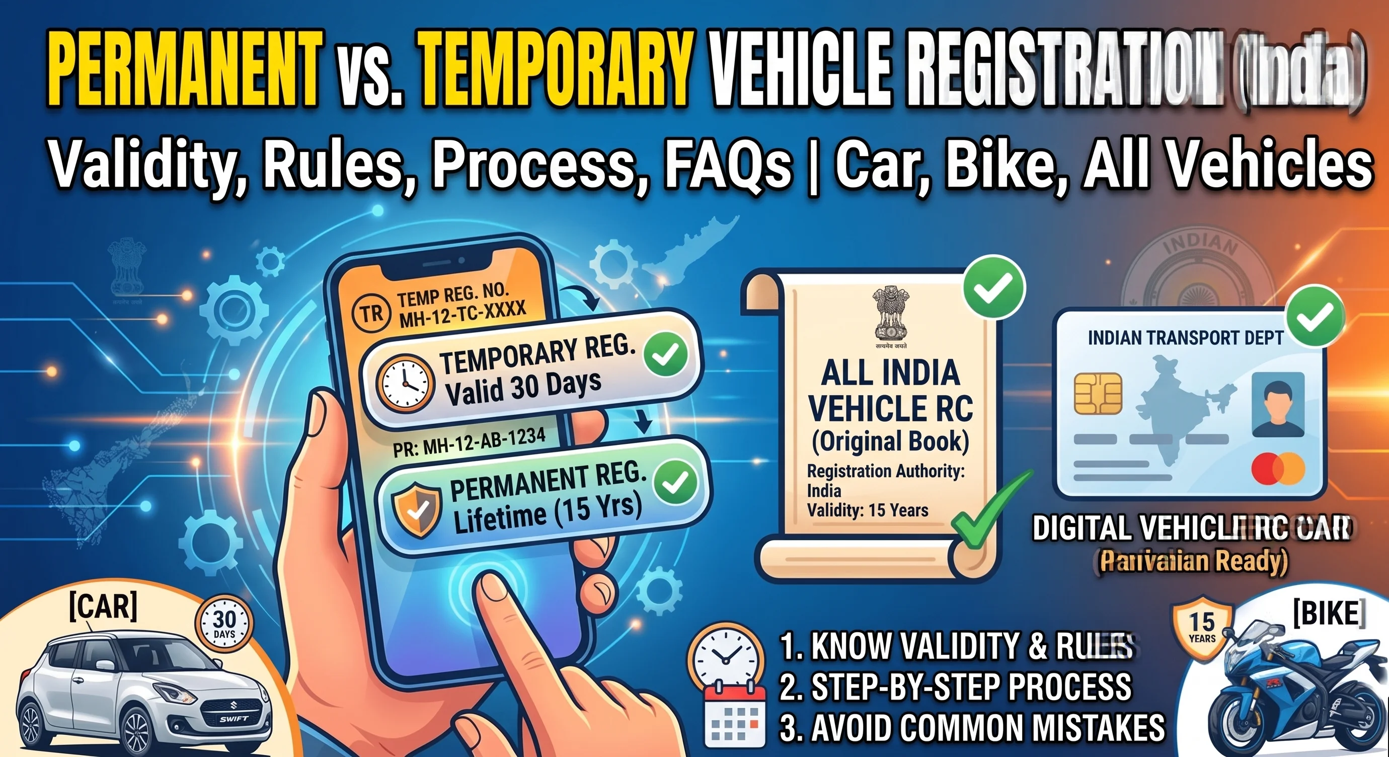 Permanent vs Temporary Registration