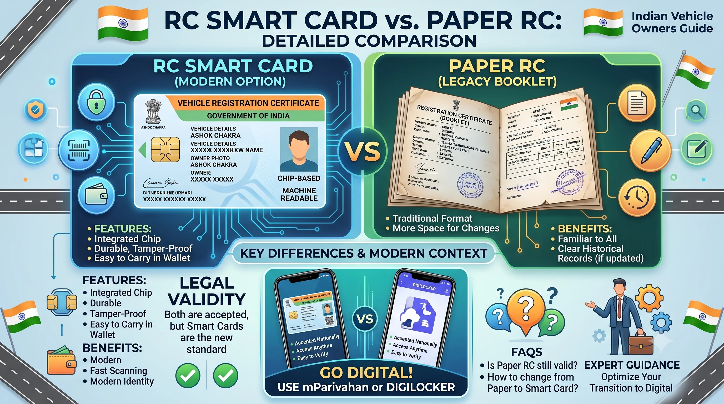 RC Smart Card vs Paper RC